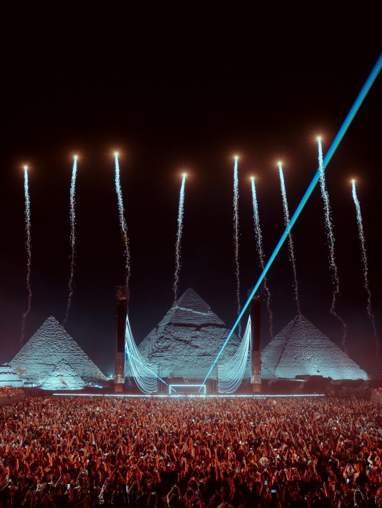 Anyma’s Quantum Genesys Transforms the Great Pyramids of Giza into a Legendary Audiovisual Spectacle