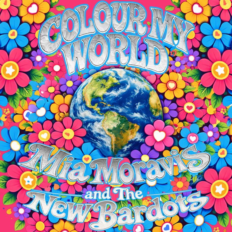 Mia Moravis and The New Bardots Channel 1960s “Day-Glo” Energy in New infectious Pop-Rock Anthem “Colour My World”