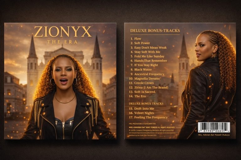 Zióna Maré-Laveaux Releases “Fold Me Like Sunday” A New Chapter in the Revolutionary Sound of ZIONYX™